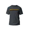 Wildebees Mens Split Embroidert Tee - Pewter