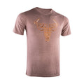 Wildebees Mens T-Shirt perspective Tee - Taupe Melange