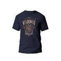 Wildebees Mens Woodlook Kudu Shield Tee - Navy