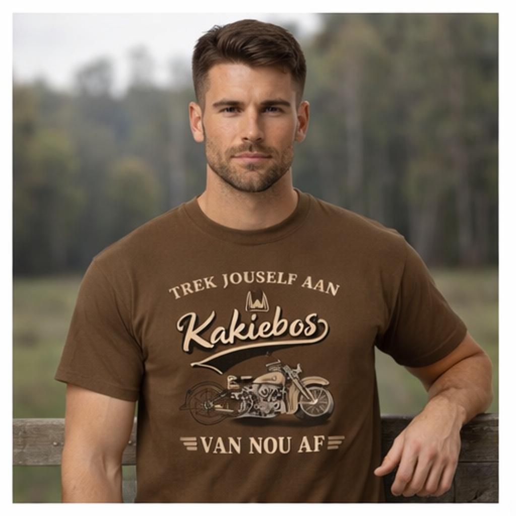 Kakiebos Mens Binder T-shirt - Combat