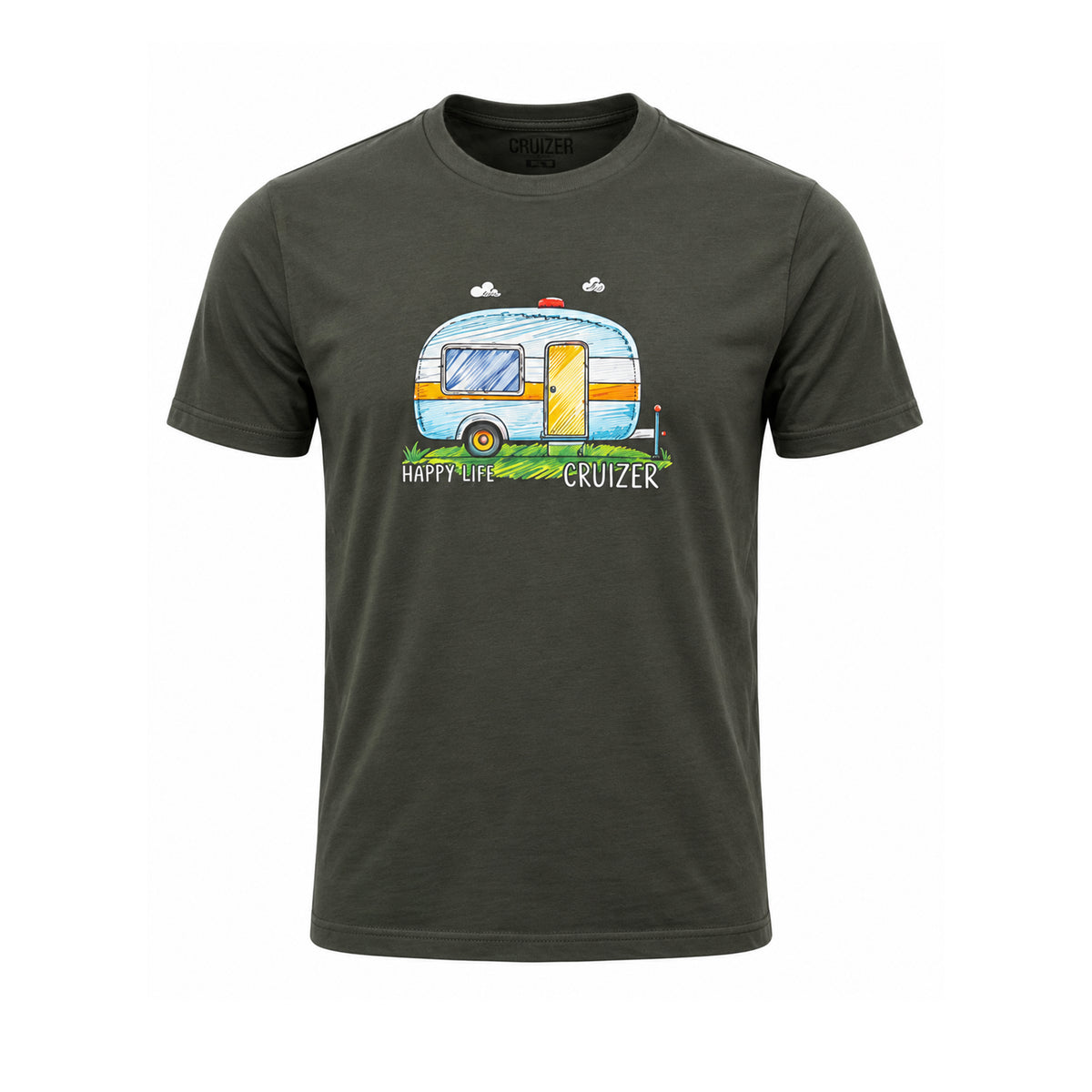 Happy Life Cruizer T-Shirt (Green)