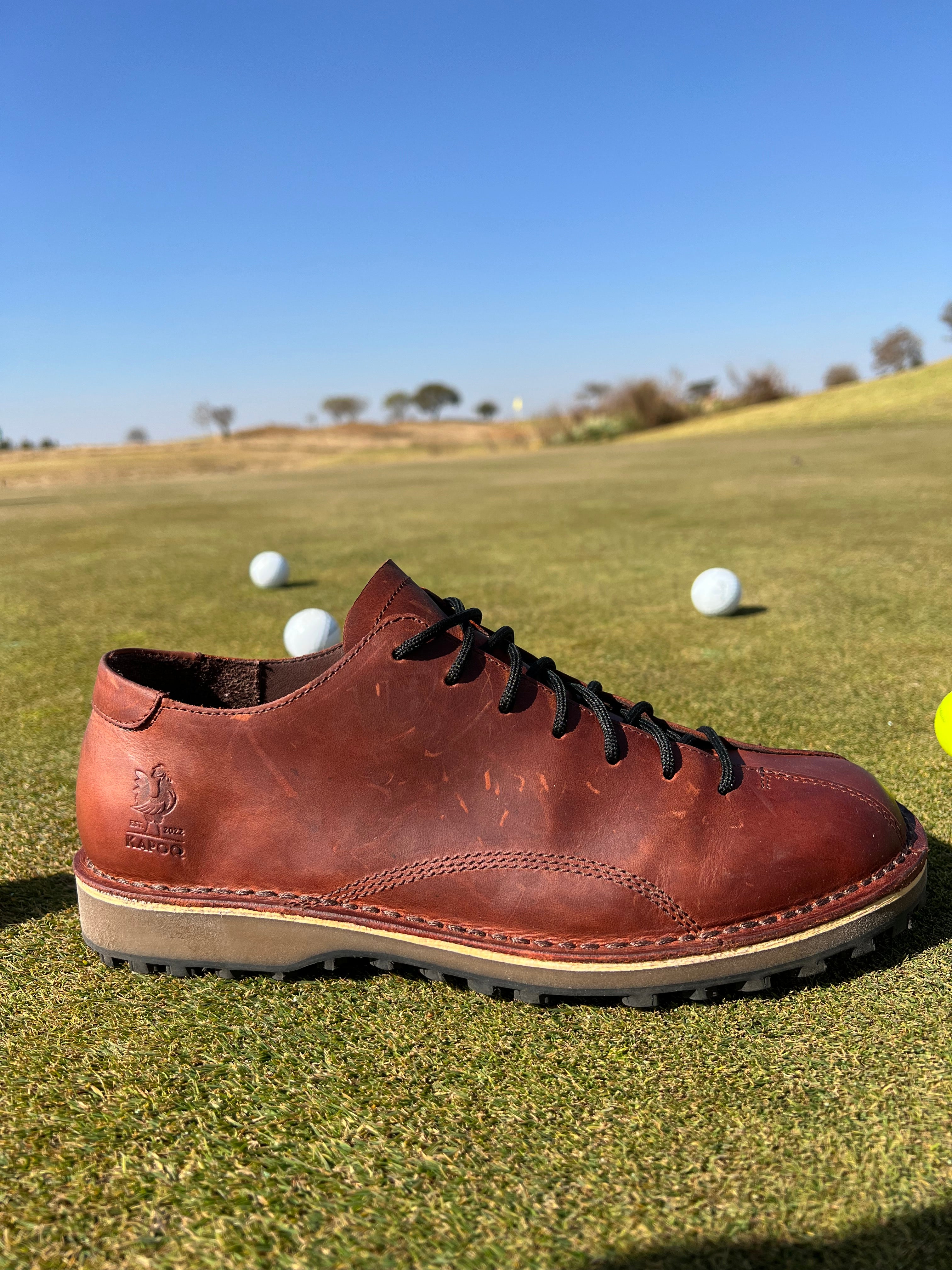 St. Andrew's KapoQ Golf Veldskoen - Tugela/Black Sole – Vellie