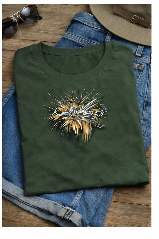 Kakiebos Ladies Sprokie Tee - Basil