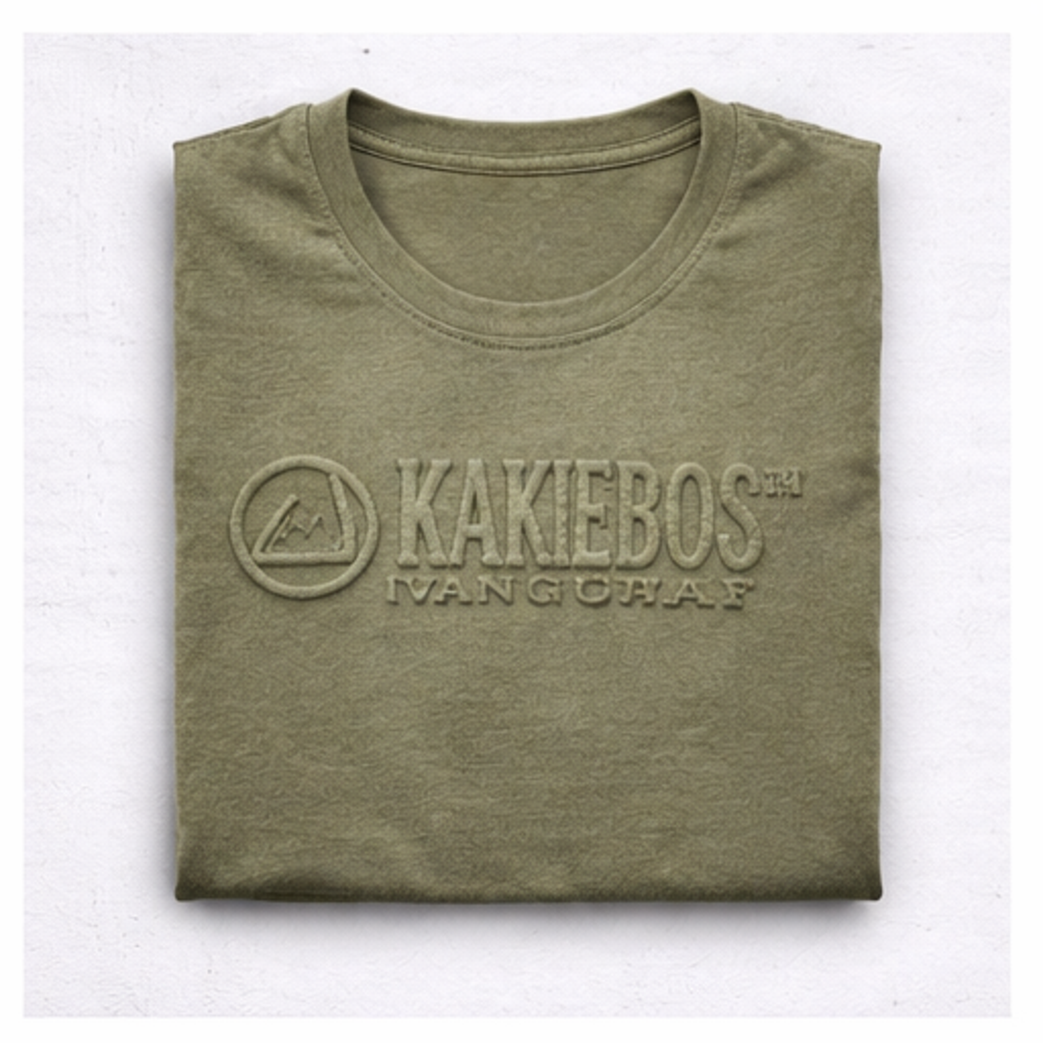 Kakiebos Mens Plein Bos (Emboss) T-Shirt - Oasis