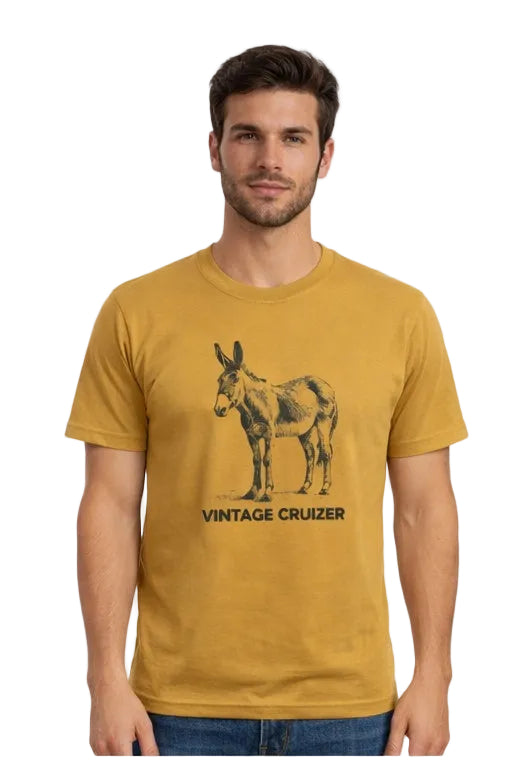 Vintage Cruizer T-Shirt (Dark Khaki)