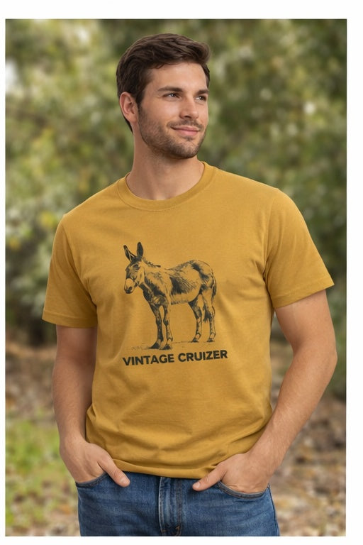 Vintage Cruizer T-Shirt (Dark Khaki)