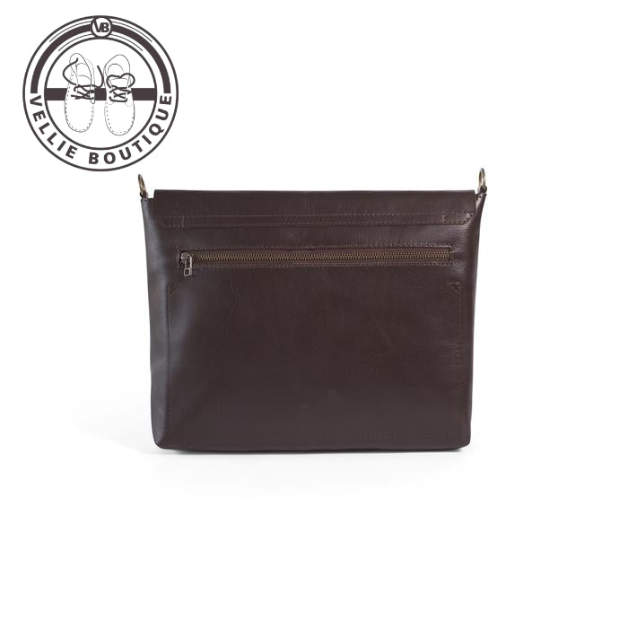 
                  
                    Riley Leather Laptop Bag - Brown
                  
                