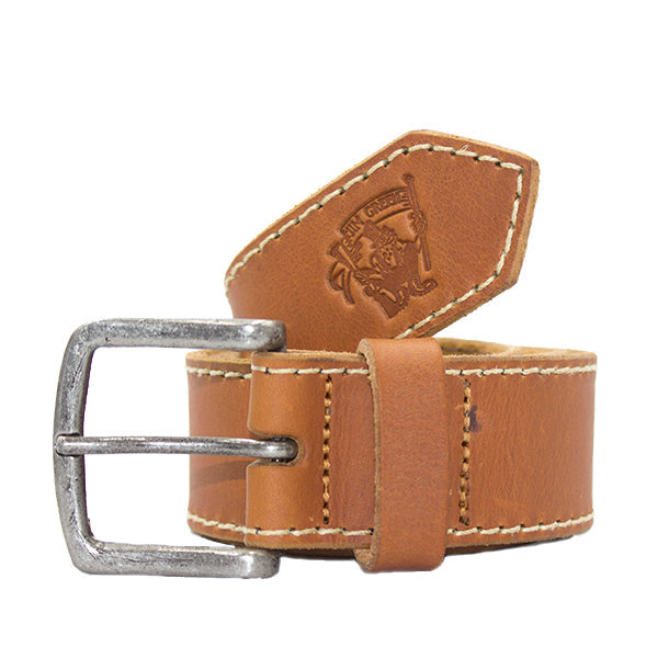 Jim Green Men's Leather Belt (Tan) [40mm]