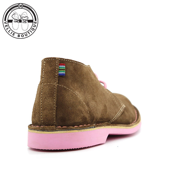 The Uhambo Veldskoen Heritage (Pink Sole) - Vellie Boutique