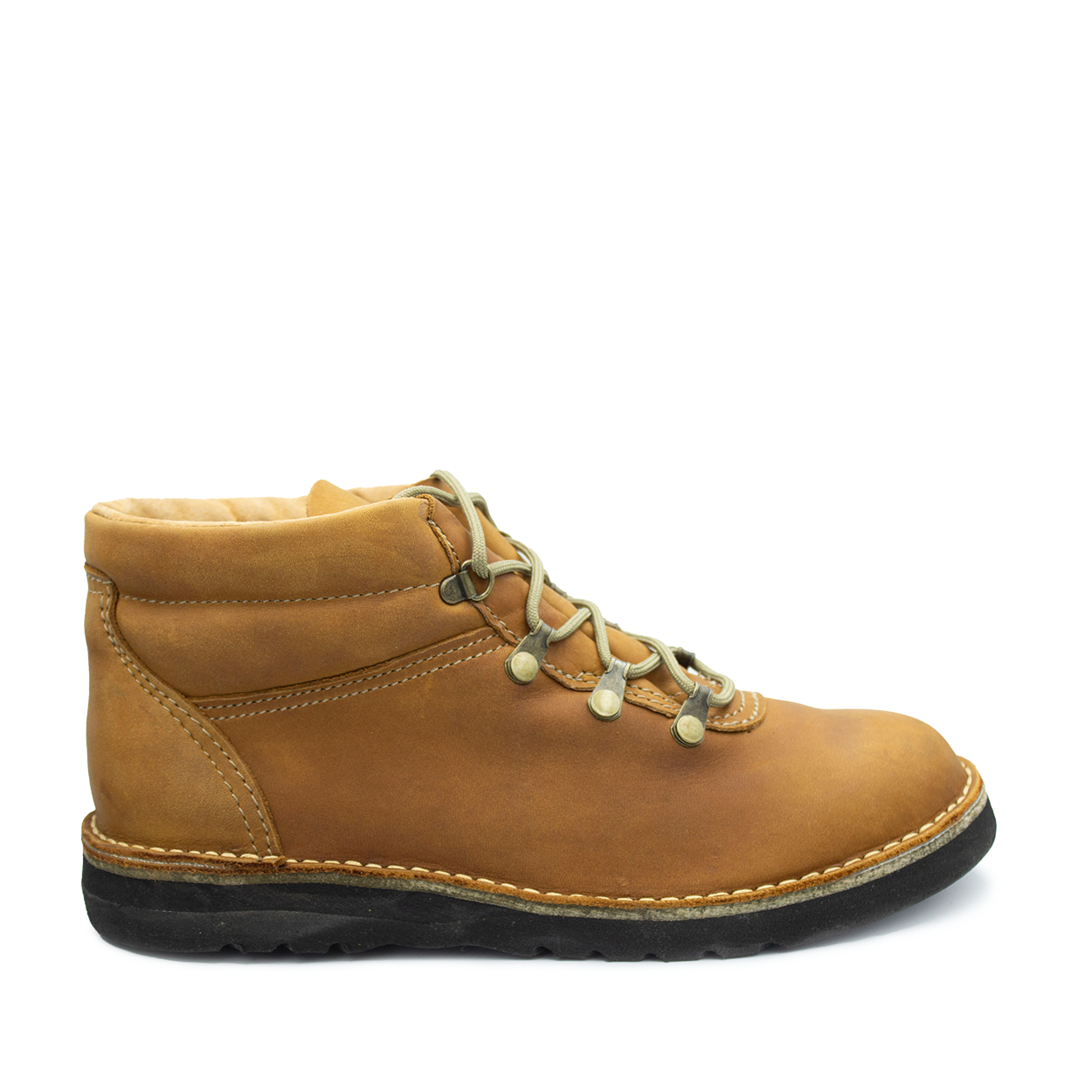 A brown Rogue RH1 Duster trail boot with a light tread sole, designed for trail walking or everyday farm/general wear.