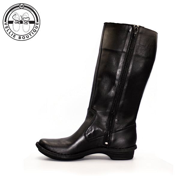 Tsonga - Vutha Long Leg Boot - Black Relaxa - Vellie Boutique