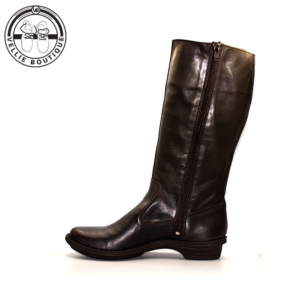 Tsonga - Vutha Long Leg Boot - Choc Relaxa - Vellie Boutique
