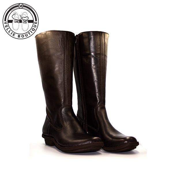 Tsonga - Vutha Long Leg Boot - Choc Relaxa - Vellie Boutique
