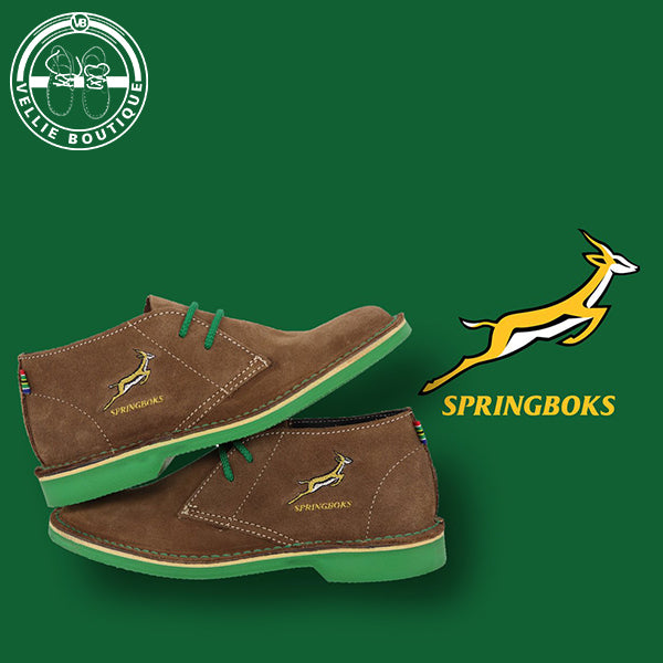 Heritage Veldskoen - The Springbok - Green Sole – Vellie Boutique
