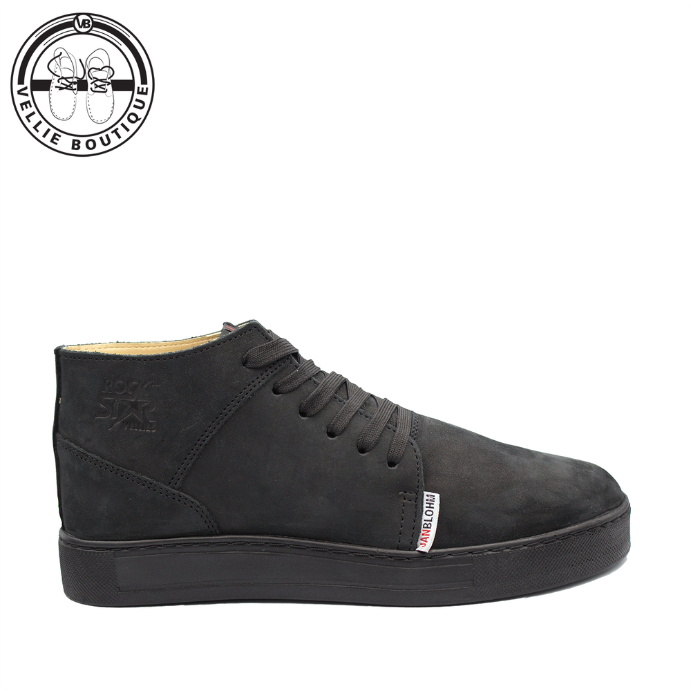 
                  
                    #@ Rockstar Johnny Leather Sneaker Black ( Jan Blohm )
                  
                