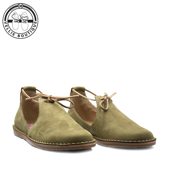 Milah Olive Nubuck - Hedgehog | 695.00 ZAR | Vellie Boutique