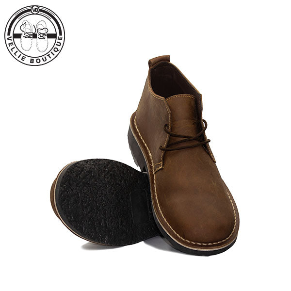 DKW Bosbok Vellie (Salvador Brown - Black Sole) [160008]