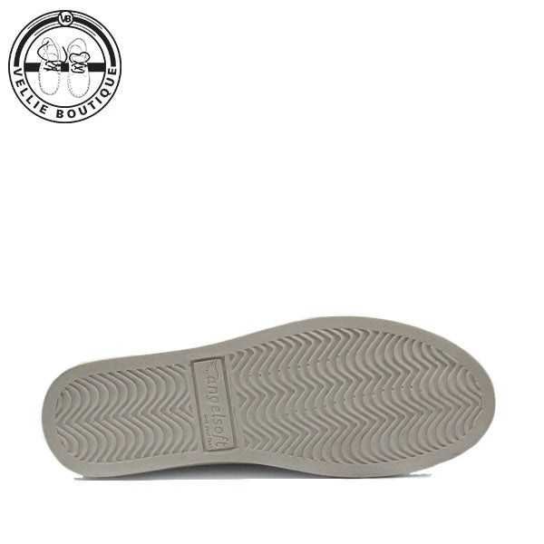 Angelsoft Cindy Lace-Up Leather Sneaker (Rose Gold) [1964]