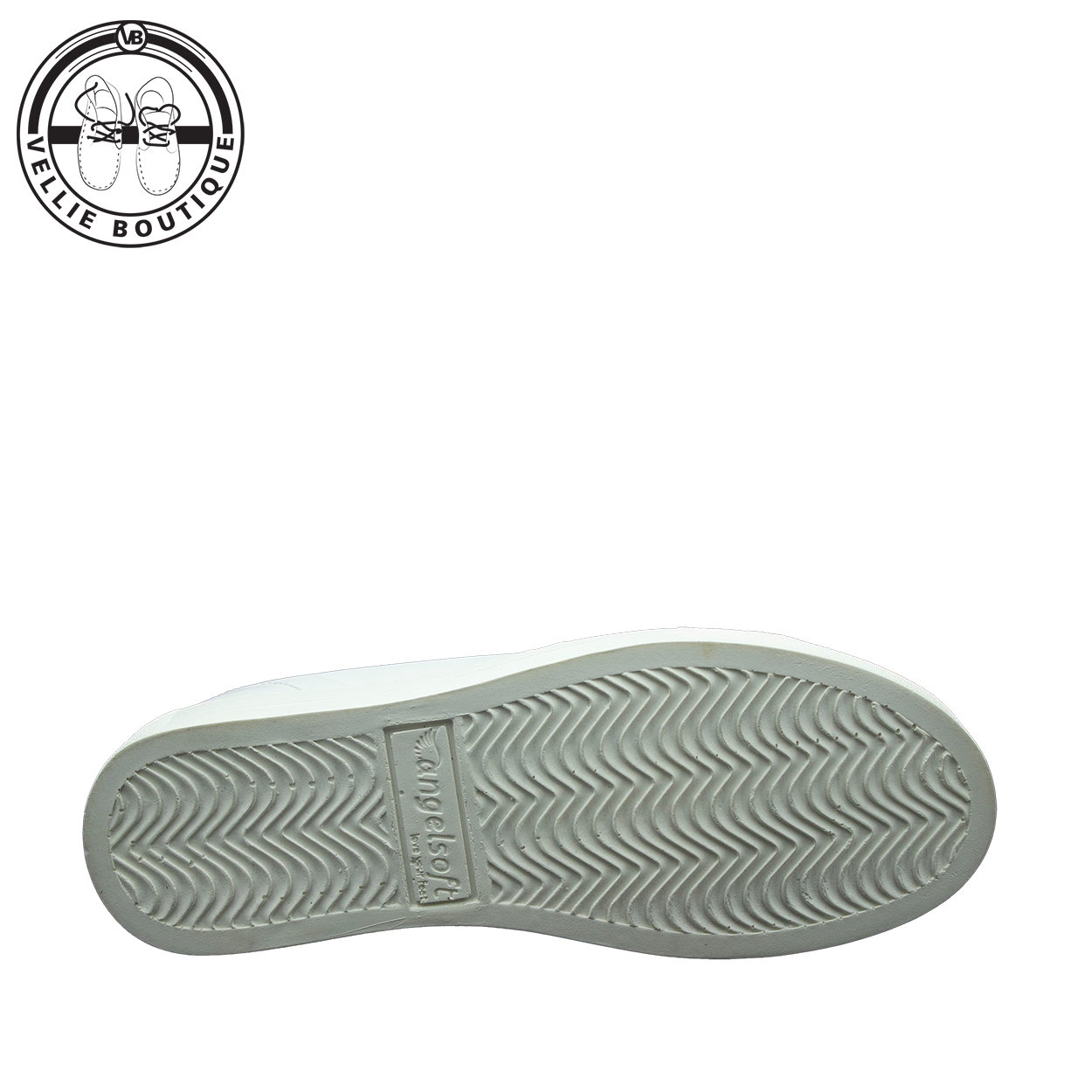 Angelsoft Cindy Lace-Up Leather Sneaker (White) [1964]