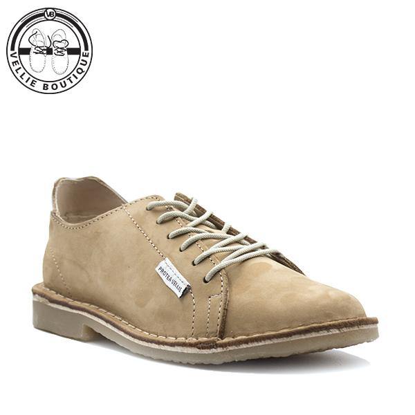 Protea Suikerbossie Tan Nubuck Vellie Boutique