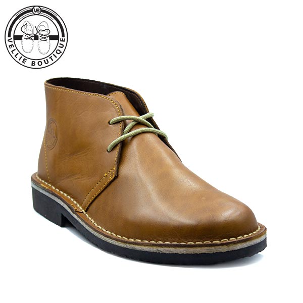 Bosveld Vellie - Saddle Tan (Black sole) [390003]