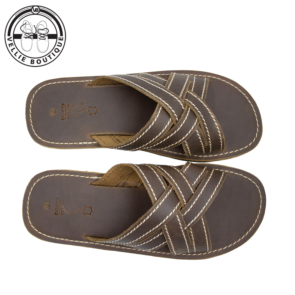 
                  
                    KapoQ Addo Leather Plakkie - Tan (ALM228)
                  
                