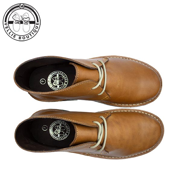 Bosveld Vellie - Saddle Tan (Black sole) [390003]