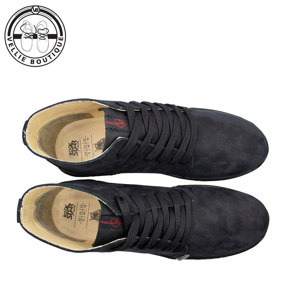 
                  
                    #@ Rockstar Johnny Leather Sneaker Black ( Jan Blohm )
                  
                