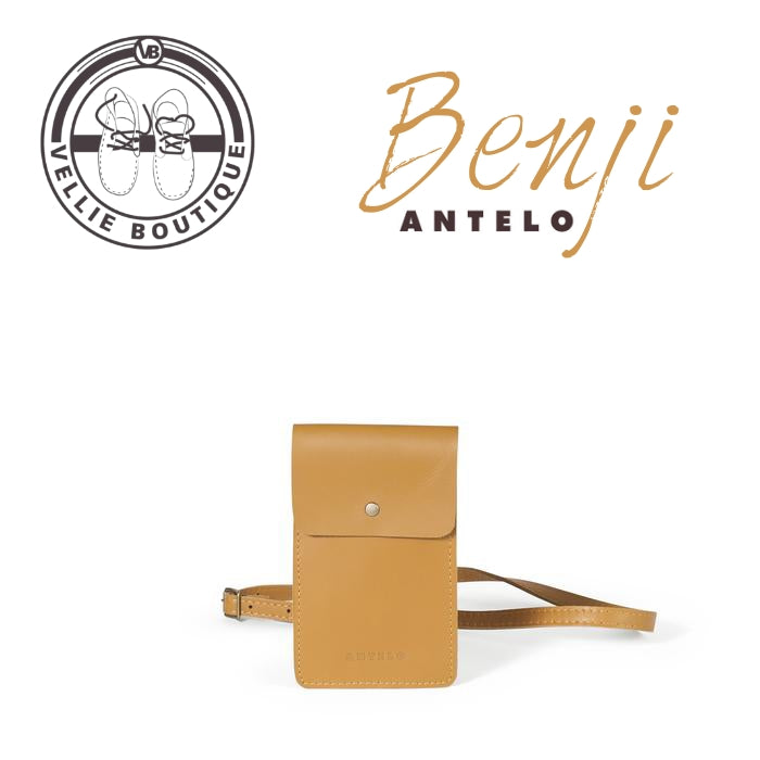 
                  
                    Benji Leather Phone Bag - Mustard
                  
                