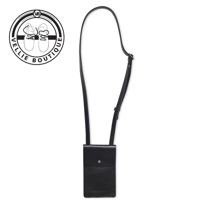 
                  
                    Benji Leather Phone Bag - Black
                  
                