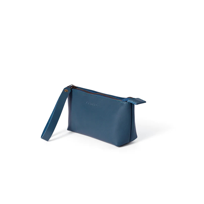 Asher Leather Wristlet - Hydro