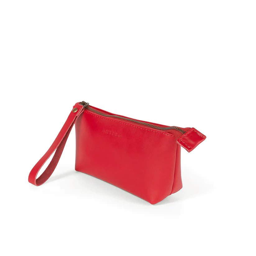 
                  
                    Asher Leather Wristlet - Bittersweet Red
                  
                