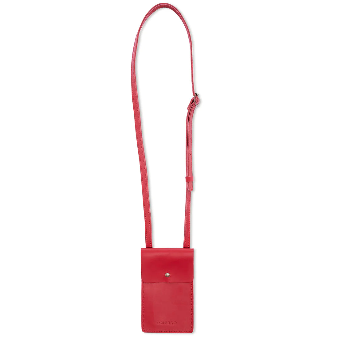 
                  
                    Benji Leather Phone Bag - Bittersweet Red
                  
                